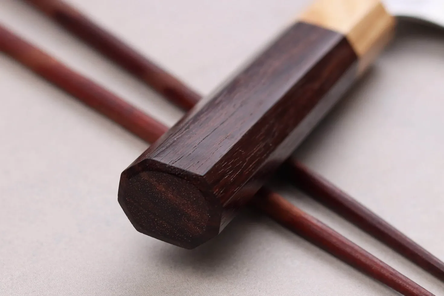 Couteau ko-bunka 13cm japonais artisanal Yoshimi Kato SG2 V-Tsuchime