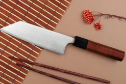 Couteau ko-bunka japonais artisanal Shibata Koutetsu R2 14cm