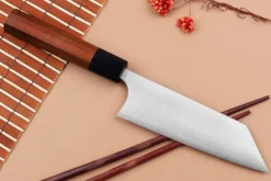 Couteau ko-bunka japonais artisanal Shibata Koutetsu R2 14cm