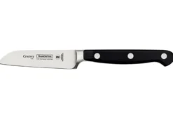 Couteau à légumes Tramontina Century lame forgée 8cm manche polycarbonate noir
