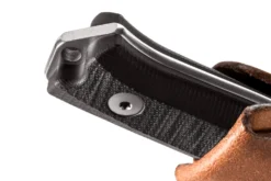 Couteau LionSteel B40.GBK lame 10,3cm manche en G10 noir + étui en cuir