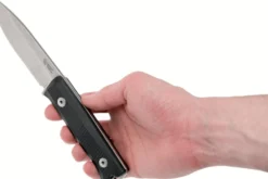 Couteau LionSteel B40.GBK lame 10,3cm manche en G10 noir + étui en cuir