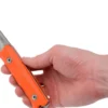 Couteau LionSteel B40.GOR lame 10,3cm manche en G10 orange + étui en cuir