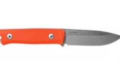 Couteau LionSteel B40.GOR lame 10,3cm manche en G10 orange + étui en cuir