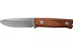 Couteau LionSteel B40.ST lame 10,3cm manche en bois de santal + étui en cuir