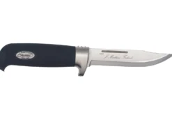 Couteau Marttiini Big Game Basic 184019 lame 13cm manche caoutchouc noir + étui