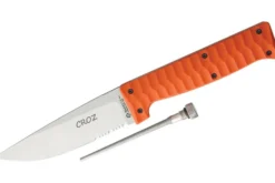 Couteau Maserin Croz 976.A lame 11cm manche en G10 orange + étui en nylon