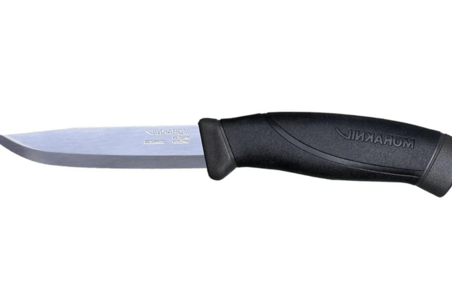 Couteau Mora Companion Heavy Duty 13158 lame inox 10,4cm manche caoutchouc noir + étui