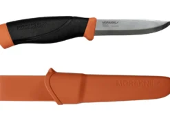 Couteau Mora Companion Heavy Duty 13259 HD lame inox 10,4cm manche caoutchouc orange + étui