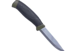 Couteau Mora Companion MG 11827 lame inox 10,4cm manche caoutchouc noir/kaki + étui