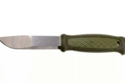 Couteau Mora Kansbol Multi-Mount 12645 lame inox 10,9cm manche caoutchouc vert + étui