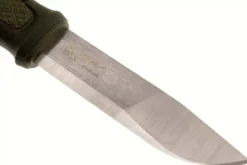 Couteau Mora Kansbol Multi-Mount 12645 lame inox 10,9cm manche caoutchouc vert + étui