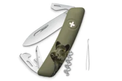 Couteau multifonction SWIZA D03 kaki sanglier 11 fonctions 95mm