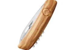 Couteau multifonction SWIZA D03 bois olivier 11 fonctions 95mm