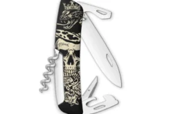 Couteau multifonction SWIZA D03 Dia de los muertos 11 fonctions 95mm
