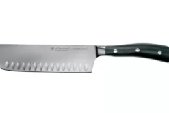 Couteau nakiri Classic Ikon Wüsthof forgé lame alvéolée 17cm