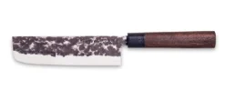 Couteau nakiri 3 Claveles Osaka 18cm forgé main manche grenadille