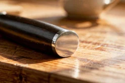 Couteau nakiri 17cm Fukito Ébène Damas martelé