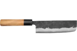 Couteau nakiri 16,5cm japonais artisanal Yoshimune par Kawamura Black WS2