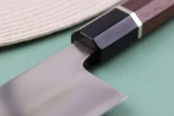 Couteau nakiri 16,5cm japonais artisanal Toshihiro Wakui Shirogami 2 San Maï poli