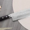 Couteau nakiri 16,5cm japonais artisanal Masutani VG10 Damas
