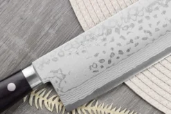 Couteau nakiri 16,5cm japonais artisanal Masutani VG10 Damas