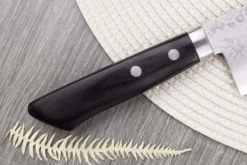 Couteau nakiri 16,5cm japonais artisanal Masutani VG10 Damas