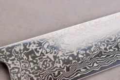 Couteau nakiri 16,5cm japonais artisanal Masashi Yamamoto SLD damas