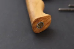 Couteau nakiri 18cm Ryda Knives ST650 Damas et manche en olivier