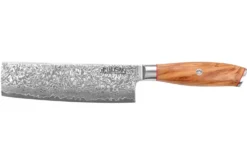 Couteau nakiri 17cm Wusaki Fujiko 10CR damas