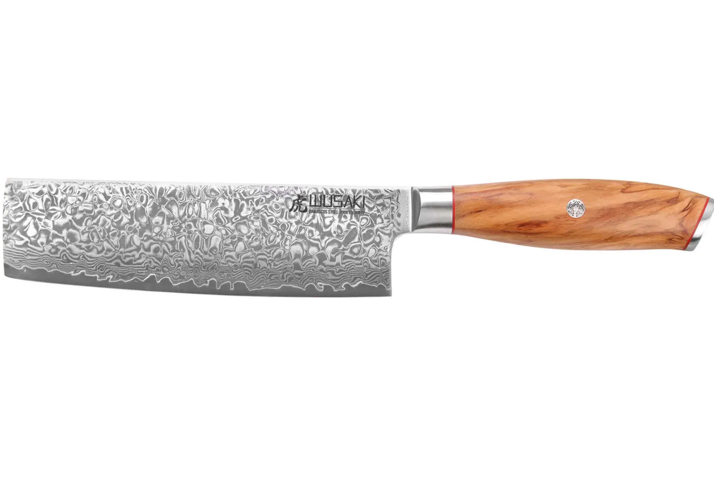 Couteau nakiri 17cm Wusaki Fujiko 10CR damas