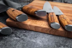 Couteau nakiri Fukito Olive Damas 14Cr 17cm