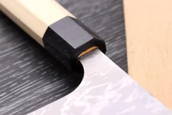 Couteau nakiri japonais artisanal Masakage Shimo 16,5cm Shirogami