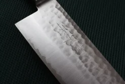 Couteau nakiri japonais artisanal Masutani 16.5cm martelé