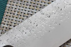 Couteau nakiri japonais artisanal martelé Yu Kurosaki Shizuku 16.5cm acier SG2