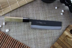 Couteau nakiri japonais artisanal Yoshihiro White 2 steel 16.5cm