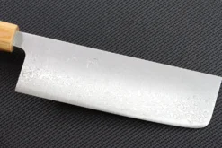 Couteau nakiri japonais Tsunehisa SLD Damas bois de rose 16,5cm