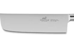 Couteau nakiri Sabatier Idéal Inox 100% forgé rivets laiton lame 16cm