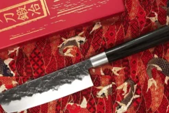 Couteau nakiri Samura Blacksmith martelé 17cm