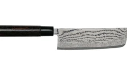 Couteau nakiri Tojiro Shippu Black damas lame 16,5cm