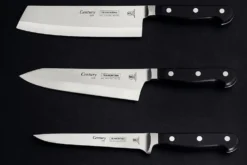 Couteau Nakiri Tramontina Century lame forgée 18cm manche polycarbonate noir