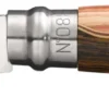 Couteau Opinel Chaperon n°8 lame 8,5cm manche 4 bois rares + coffret