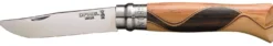 Couteau Opinel Chaperon n°8 lame 8,5cm manche 4 bois rares + coffret