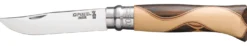Couteau Opinel Chaperon n°8 lame 8,5cm manche 4 bois rares + coffret