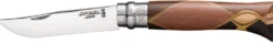Couteau Opinel Chaperon n°8 lame 8,5cm manche 4 bois rares + coffret
