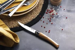 Couteau Opinel Effilé n°10 lame 10cm manche en olivier