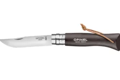 Couteau Opinel N°08 Baroudeur lame 8,5cm manche brun noir