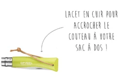 Couteau Opinel N°07 Baroudeur lame 8cm manche anis