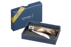 Couteau Opinel N°08 Chaperon lame poliglace et manche 4 bois