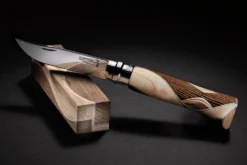 Couteau Opinel N°08 Chaperon lame poliglace et manche 4 bois